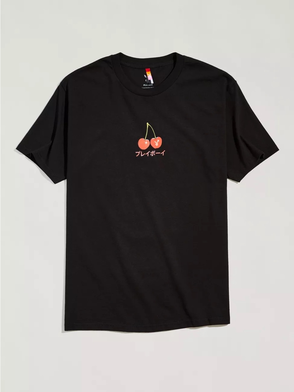 Playboy Cherry Martini Tee Black Graphic Tee size M